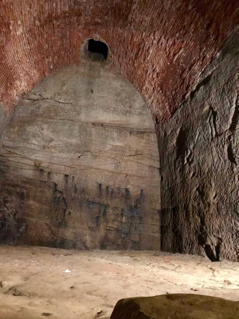 Bodega utilizada como un gran refrigerador natural.