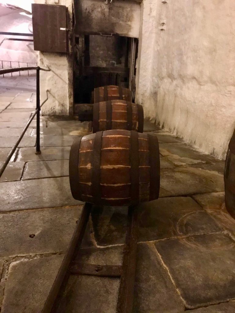 Barriles para distribución de la Pilsner Urquell.