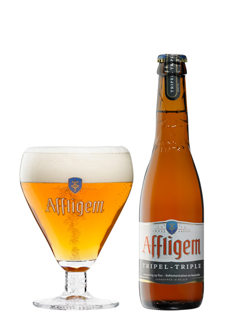 Affligem Tripel. Una rubia con 9% de alcohol.