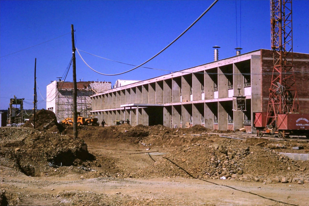 Cervecería Gulder durante la construcción